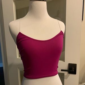Free people crop tank/bralette midi